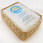 Кристалл-брусок в коробке из пальмы Бури (125г)
