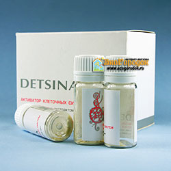 Активатор клеточных систем (стволовых клеток) кожи  с гиалуроновой кислотой DETSINA №5 (6x12)